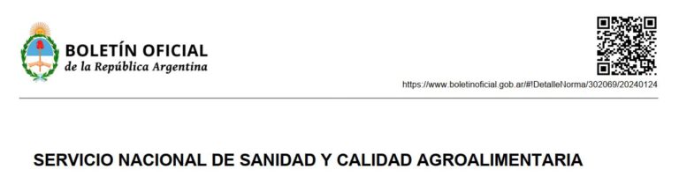 Resolución 115/2024 SENASA