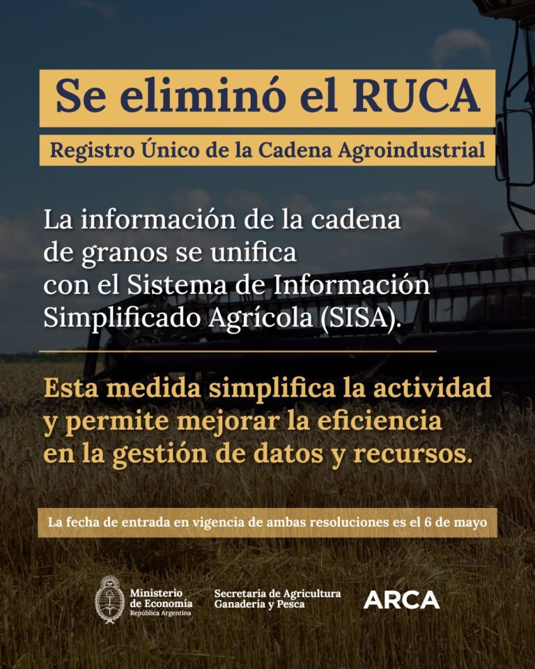 Se eliminó el RUCA