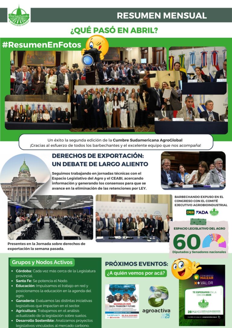🗣️ TE COMPARTIMOS EL RESUMEN DE ABRIL 💚