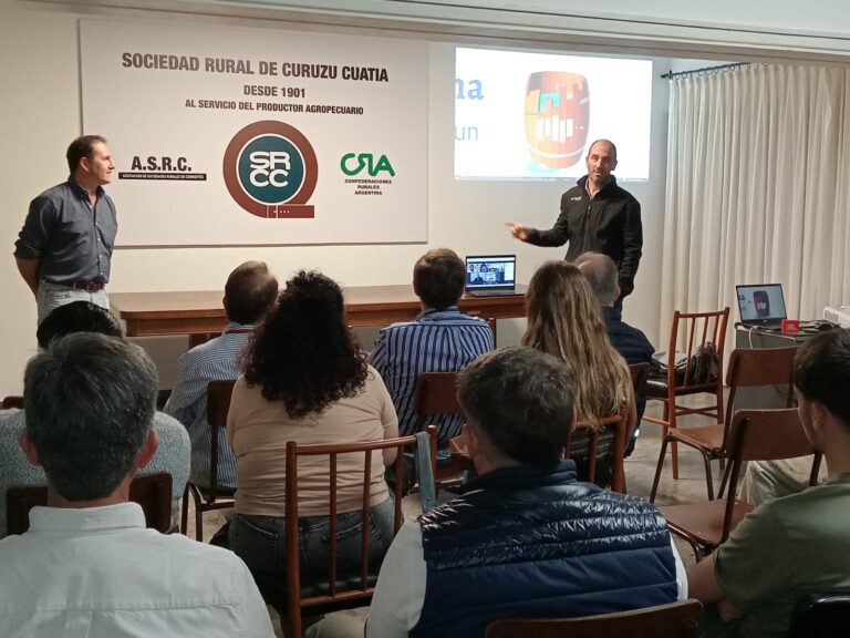 Charla técnica sobre ganadería eficiente en la Sociedad Rural de Curuzú Cuatiá