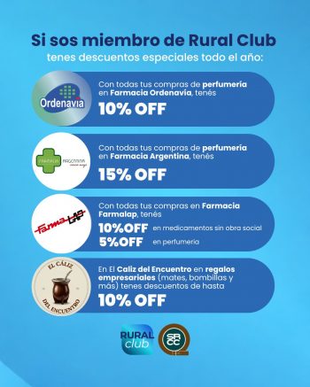si sos miembro de rural club